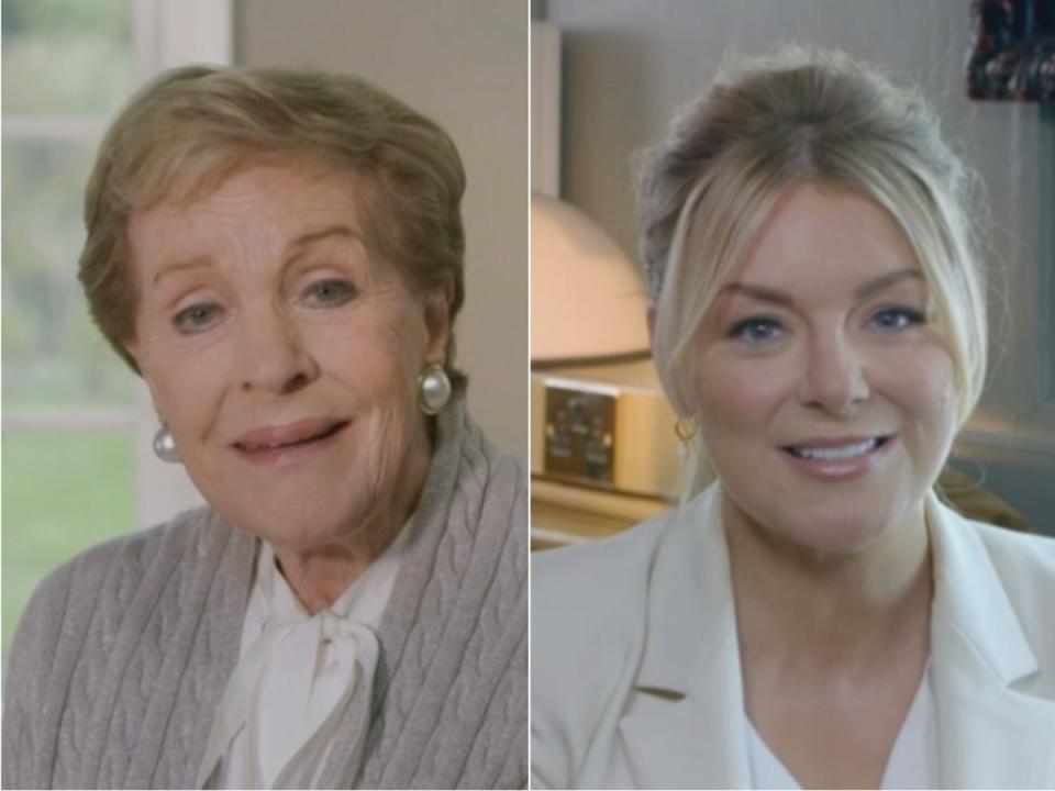 Julie Andrews and Sheridan Smith pay tribute to the Queen (BBC)