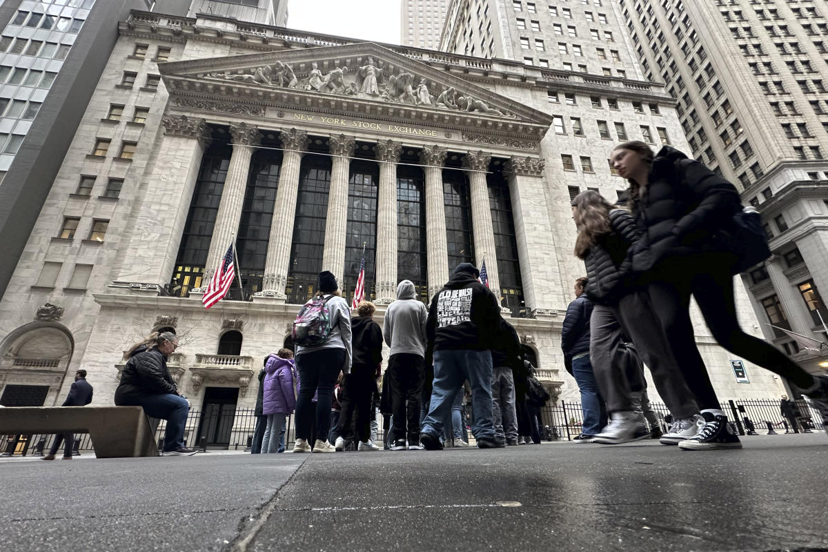 Stock market today Wall Street rises to start a week full of earnings reports and a Fed meeting