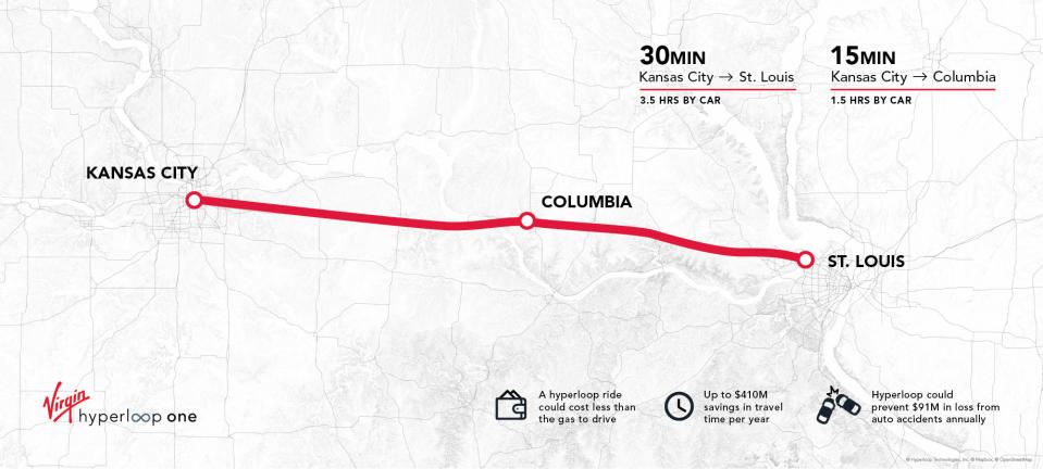 Virgin Hyperloop One has announced the results of a feasibility study on a