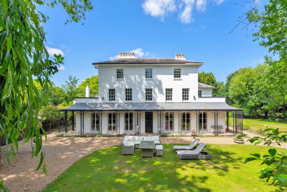 <p>Spectacularly grand, this Georgian home backs onto Charles I's former hunting ground in Dulwich Common. With six bedrooms, a wraparound southerly sweeping garden and a separate annexe, it's exceptional in every way. </p><p><a href="https://www.knightfrank.co.uk/properties/residential/for-sale/college-road-dulwich-village-london-se21/dul150044" rel="nofollow noopener" target="_blank" data-ylk="slk:This property is currently on the market for £4,300,000 via Knight Frank;elm:context_link;itc:0;sec:content-canvas" class="link ">This property is currently on the market for £4,300,000 via Knight Frank</a>. </p>