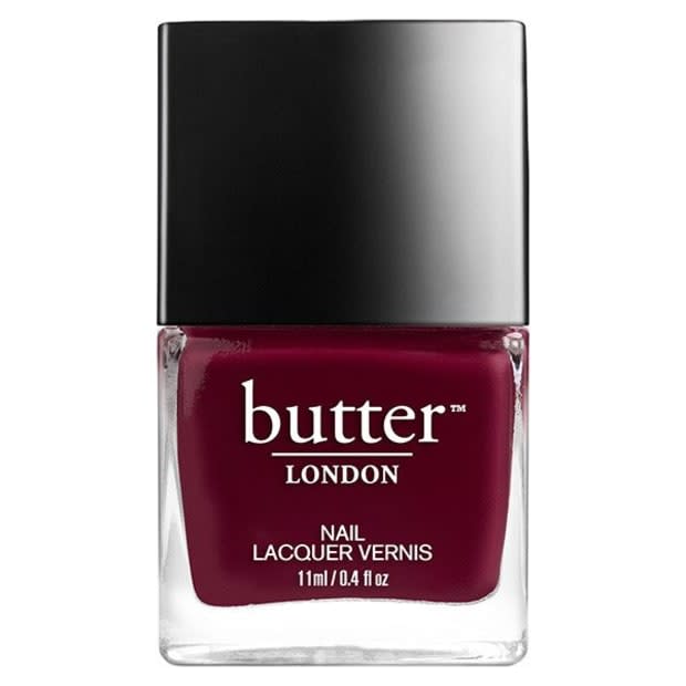 <p>Butter London Nail Lacquer in Ruby Murray, $15, <a href="https://shop-links.co/1687122829857796980" rel="nofollow noopener" target="_blank" data-ylk="slk:available here;elm:context_link;itc:0;sec:content-canvas" class="link ">available here</a>.</p>