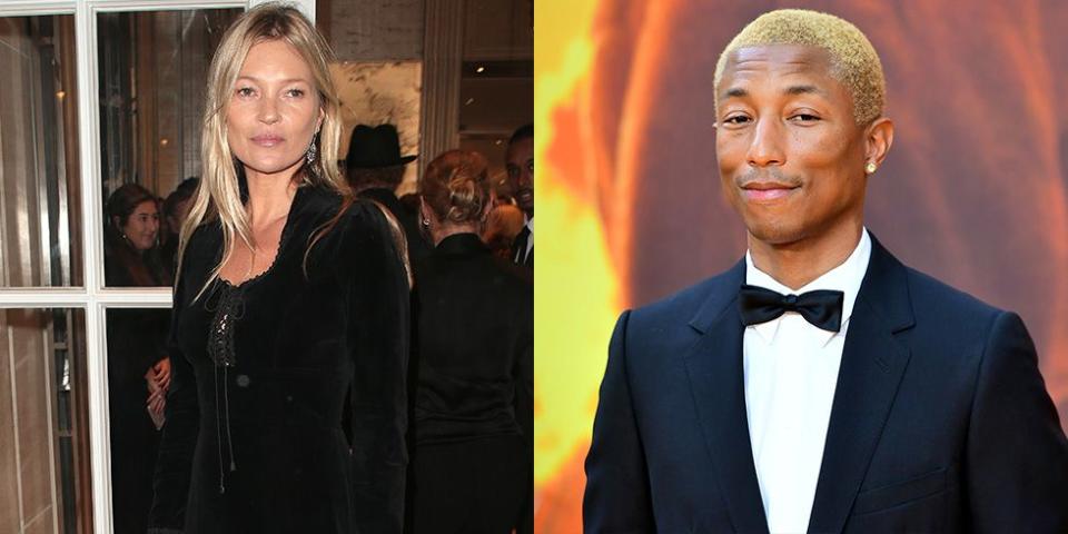 Kate Moss and Pharrell Williams