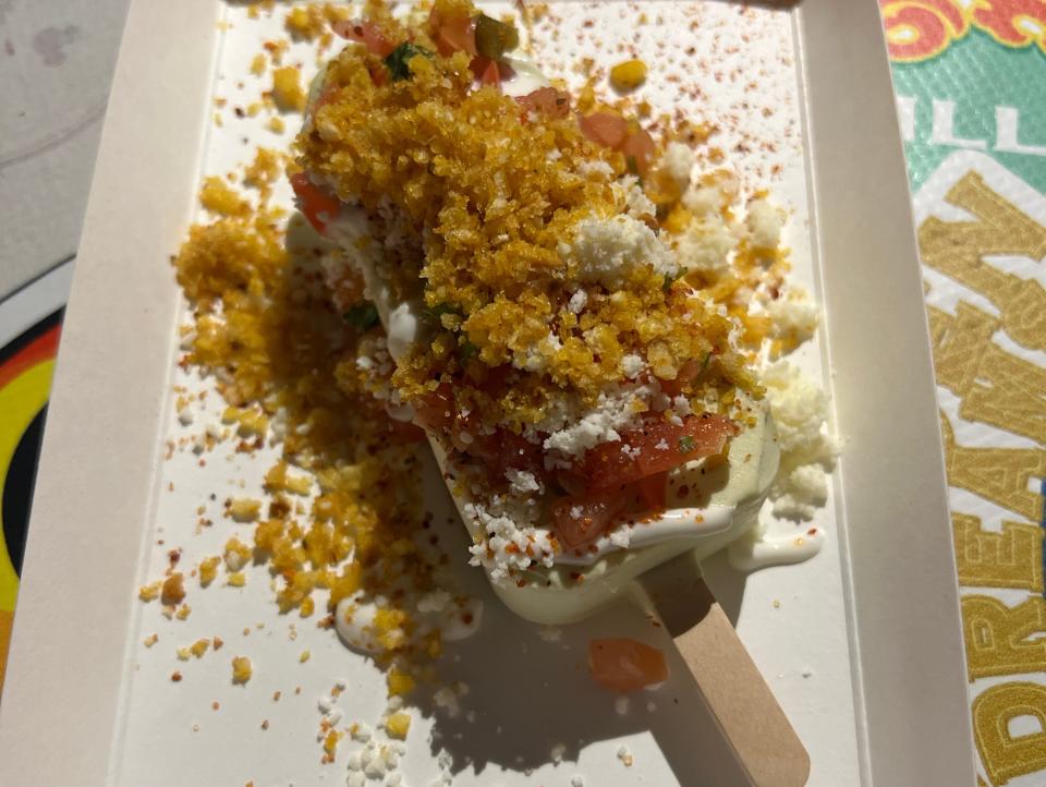 frozen guacamole popsicle treat at disneyland food and wine