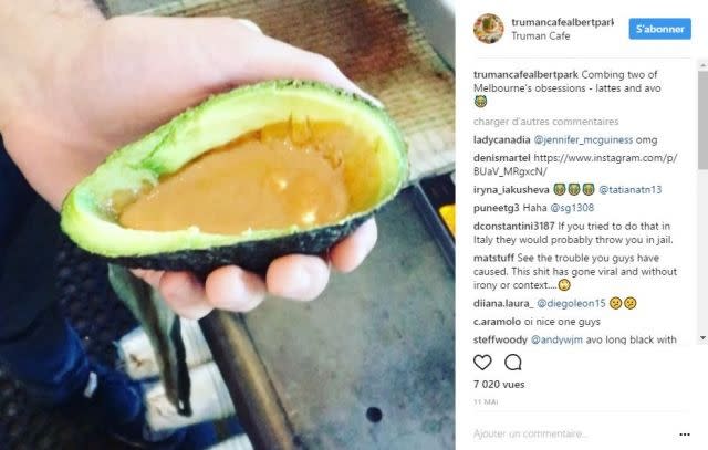 Avolatte' is the avocado, latte mash-up on Instagram that no one asked for