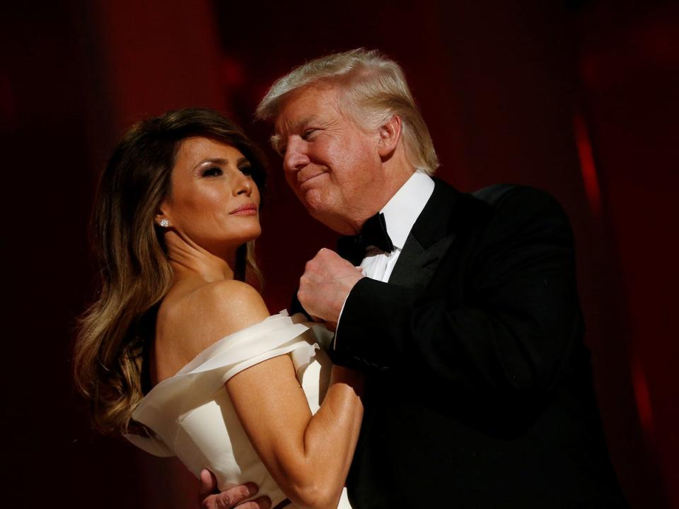 Liberty Ball - 20 January 2017: US President Donald Trump and first lady Melania Trump attend the Liberty Ball in honour of his inauguration in Washington on 20 January, 2017. Photographer Jonathan Ernst: 