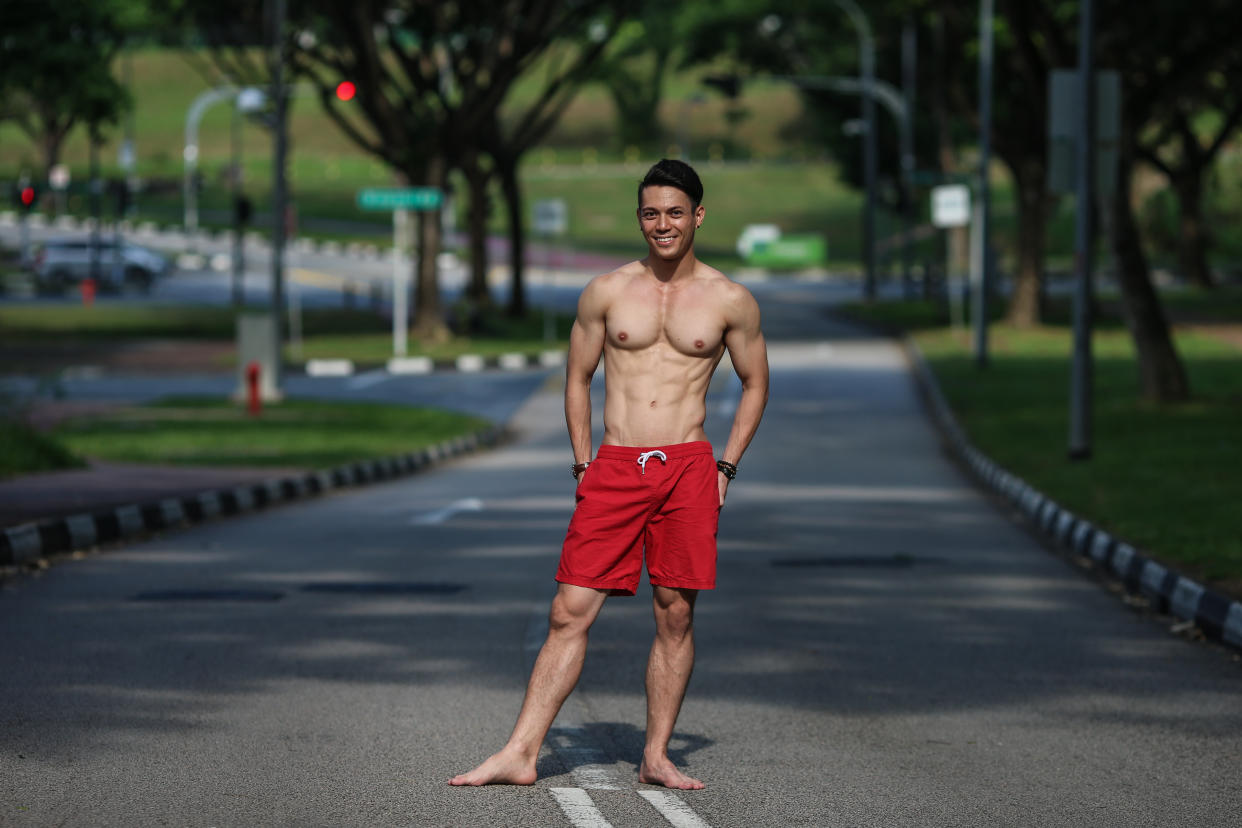 Singapore #Fitspo of the Week: Aaron Mossadeg (PHOTO: Cheryl Tay)