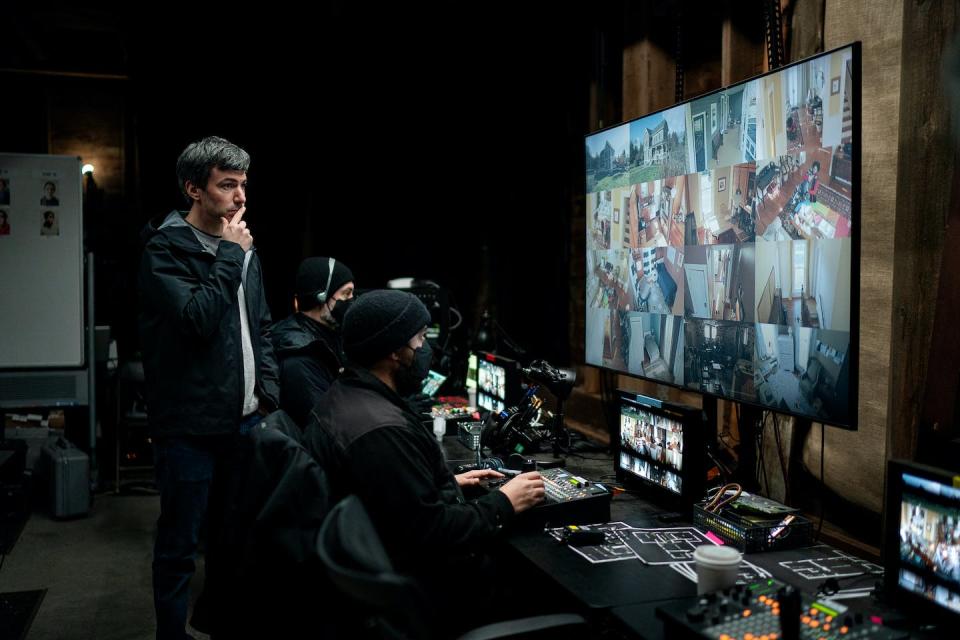 Everyone rehearses – but it’s not normally this high tech. HBO