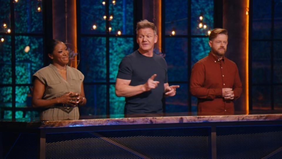 Gordon Ramsay, Nyesha Arrington, and Richard Blais in Next Level Chef