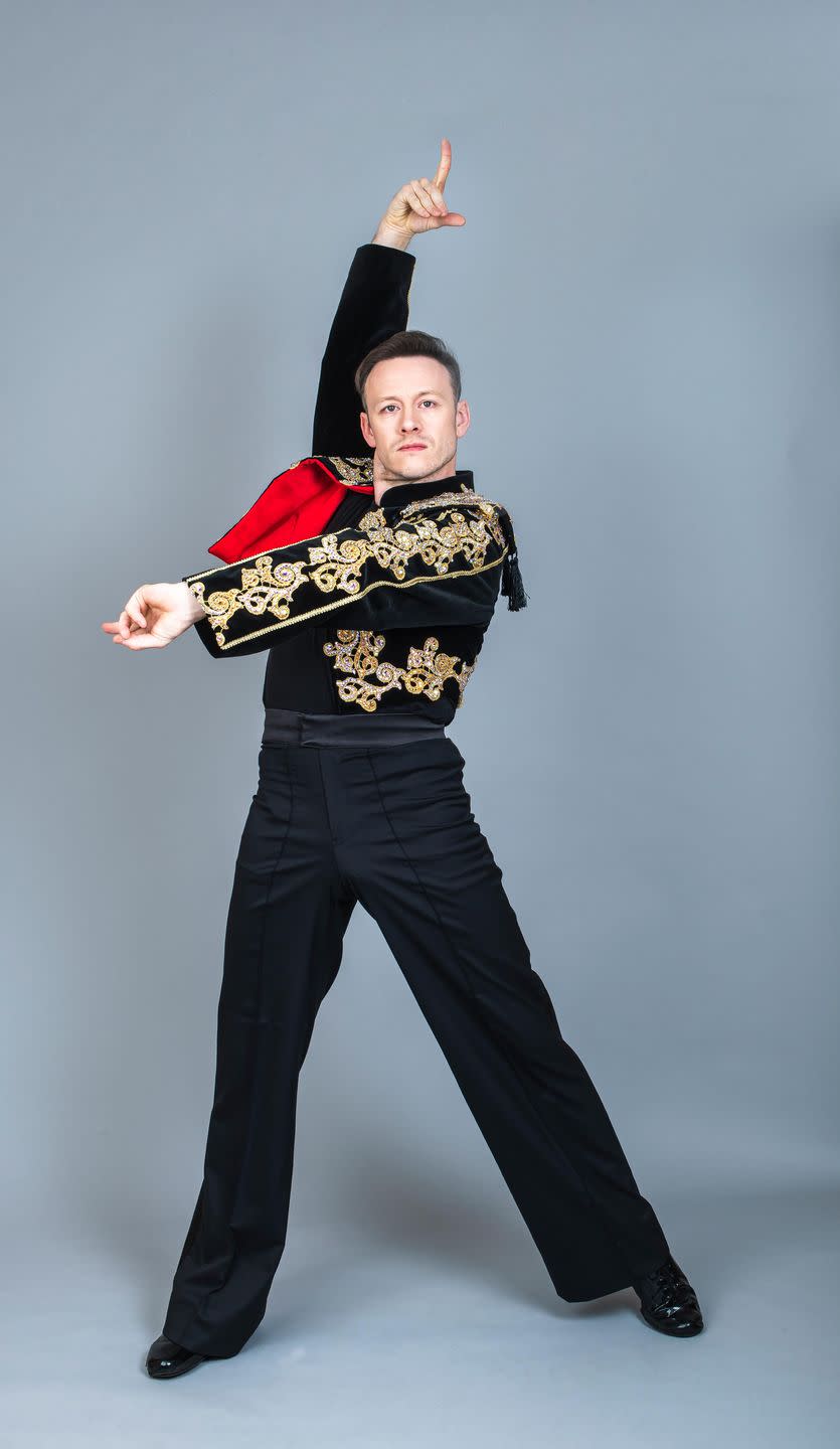 kevin clifton posing for strictly ballroom uk tour