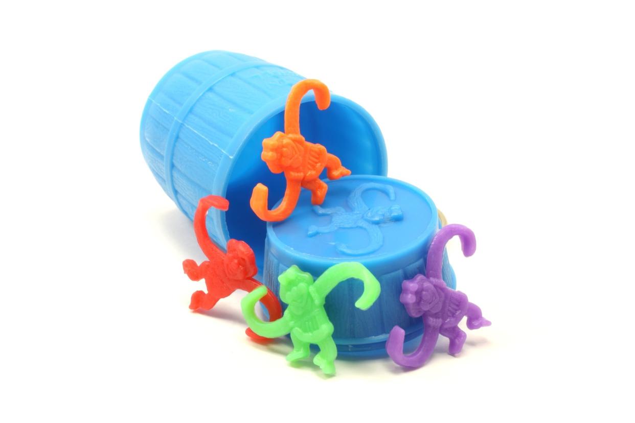 Barrel of Monkeys toy