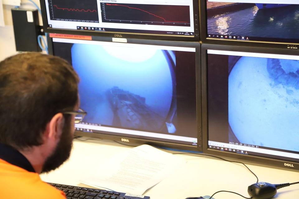 Ein spezielles Unterwasser-Kamerasystem half den Forschern, das Wrack vor Wollongong als 