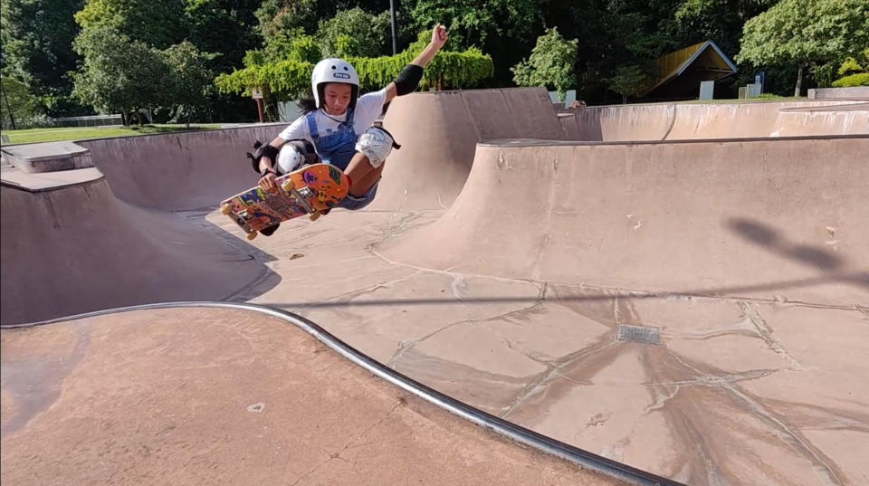 Singapore skateboarder Tina Wan. (PHOTO: United Skates)