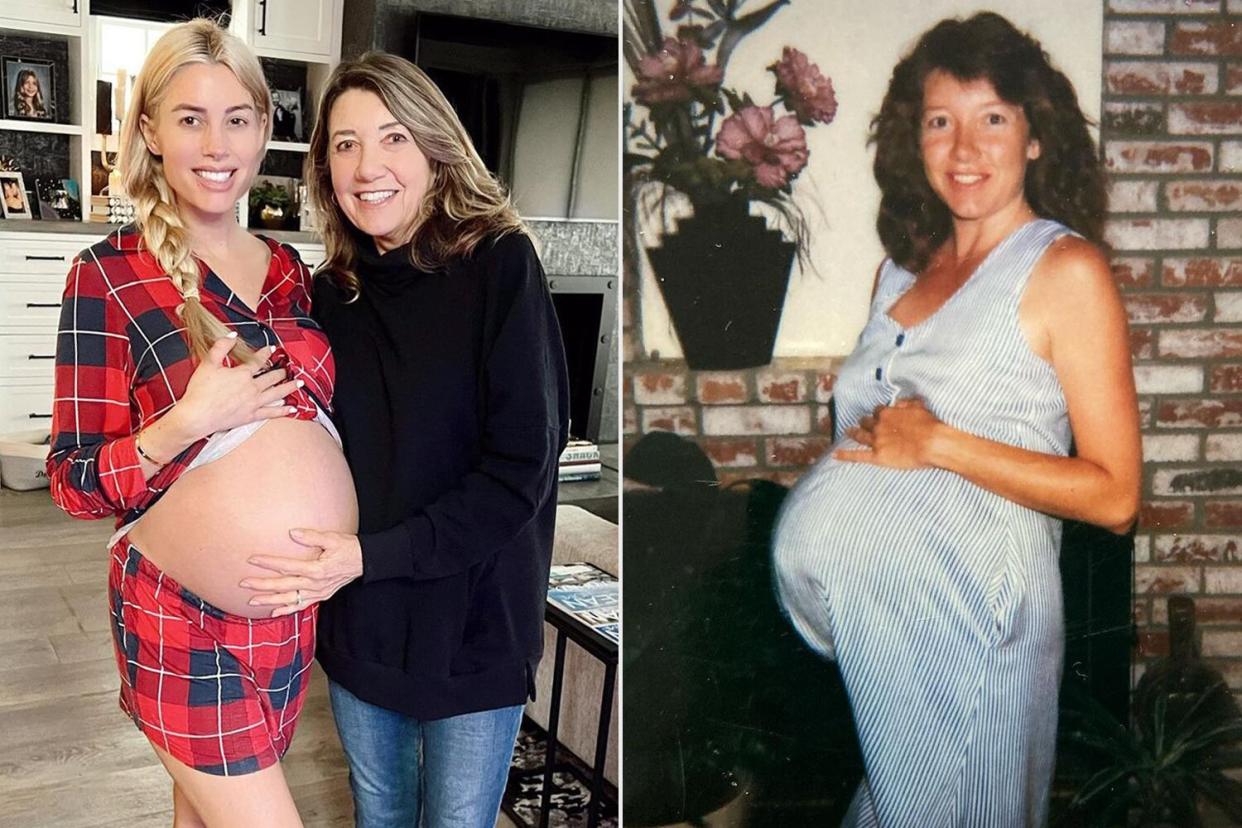 Heather Rae El Moussa Compares Her 9 Month Bump with Her Mom's While Expecting Her