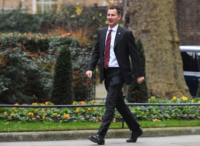 Health and Social Care Secretary Jeremy Hunt has been told the NHS is at a watershed moment (Stefan Rousseau/PA)