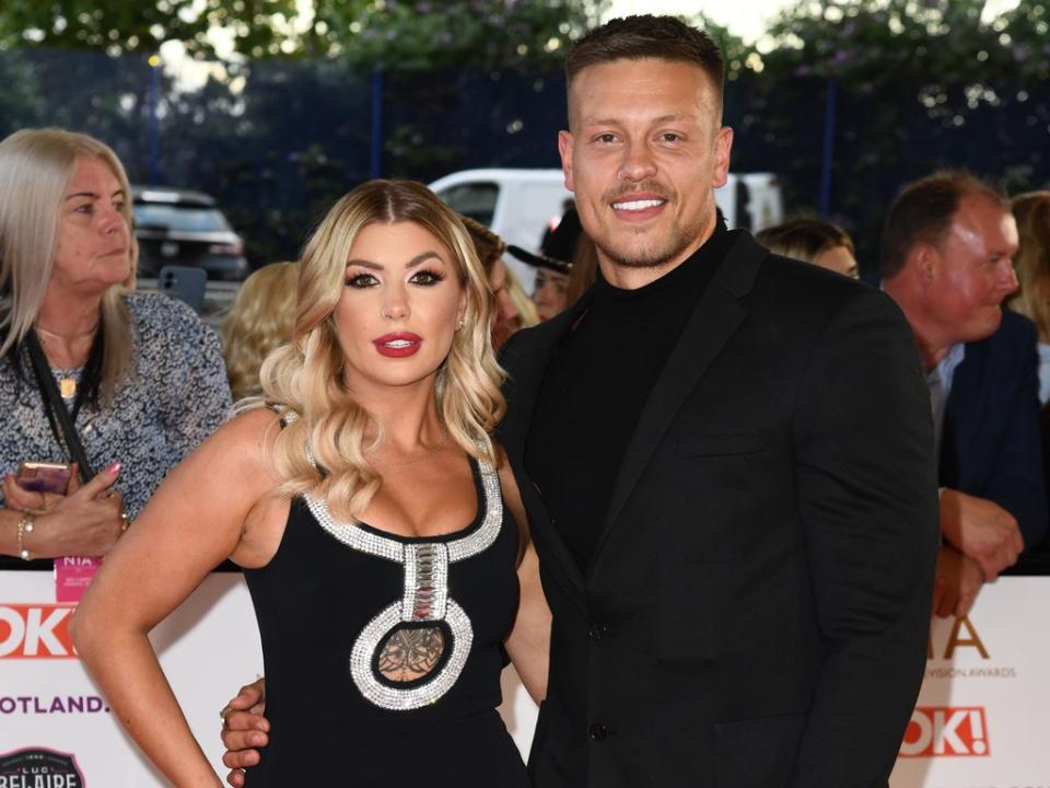 Olivia Buckland and Alex Bowen attend the National Television Awards 2021 at The O2 Arena on September 09, 2021 (Gareth Cattermole/Getty Images)