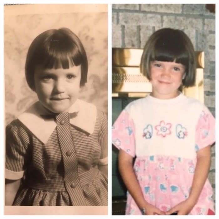 <div><p>"This is my mom and I around the same age!"</p><p>—<a href="https://www.buzzfeed.com/helenr8" rel="nofollow noopener" target="_blank" data-ylk="slk:helenr8;elm:context_link;itc:0;sec:content-canvas" class="link ">helenr8</a></p></div><span><a href="https://www.buzzfeed.com/helenr8" rel="nofollow noopener" target="_blank" data-ylk="slk:buzzfeed.com;elm:context_link;itc:0;sec:content-canvas" class="link ">buzzfeed.com</a></span>