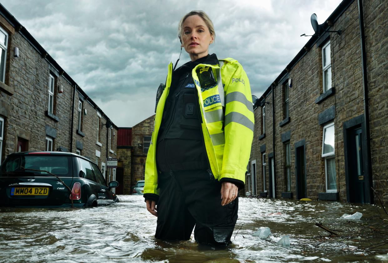  After The Flood on ITV1 sees Sophie Rundle play a cop investigating a murder case during a major disaster. 