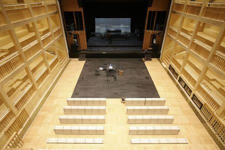 A general view shows the interior of the Gdansk Shakespeare Theatre September 17, 2014. REUTERS/Rafal Malko/Agencja Gazeta