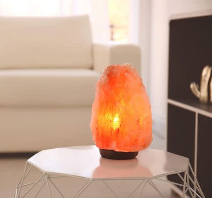 A crystal salt lamp for the heartbroken friend who’s life needs purifying