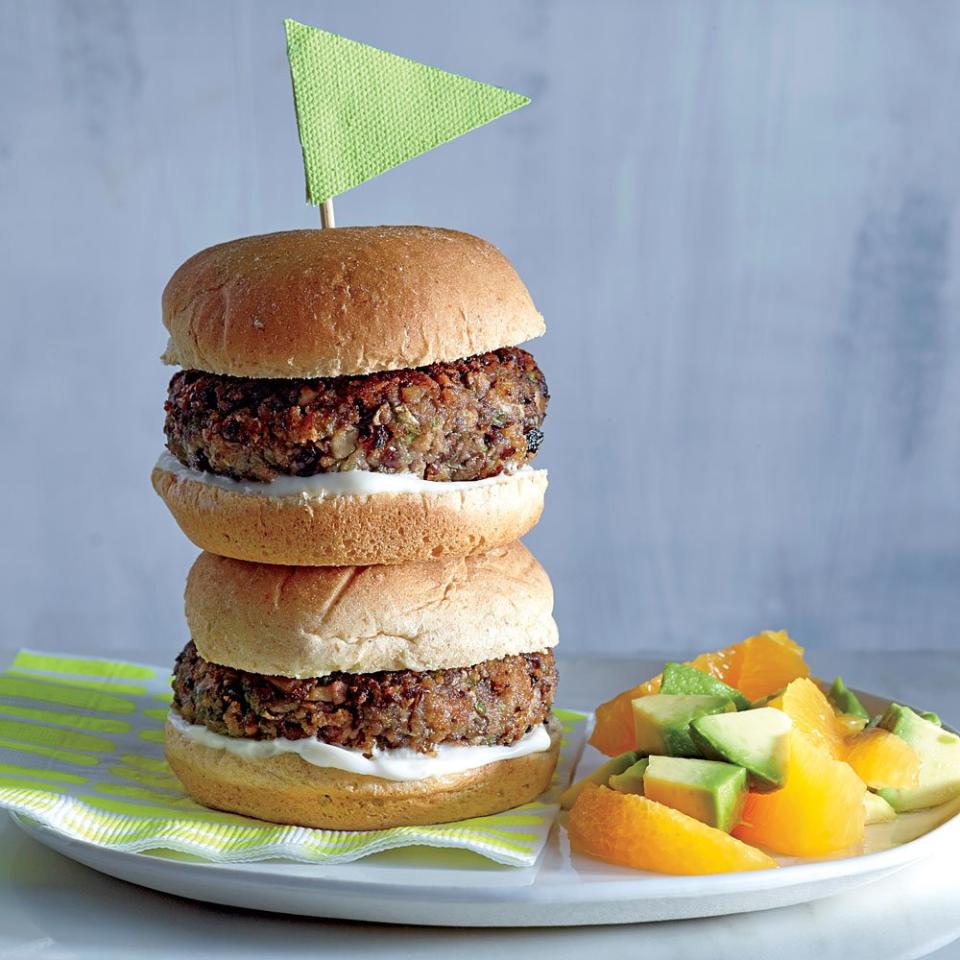 Black Bean and Mushroom Sliders