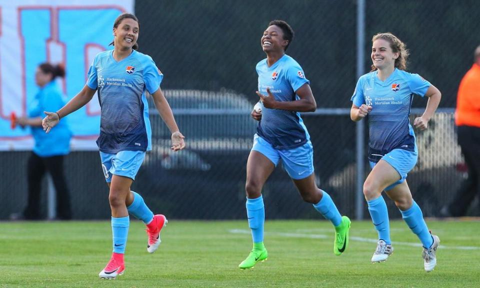 Sky Blue FC forward Samantha Kerr