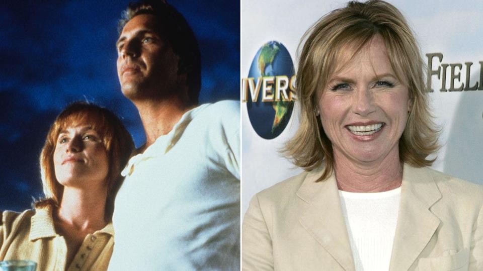 Amy Madigan in "Field of Dreams" and now