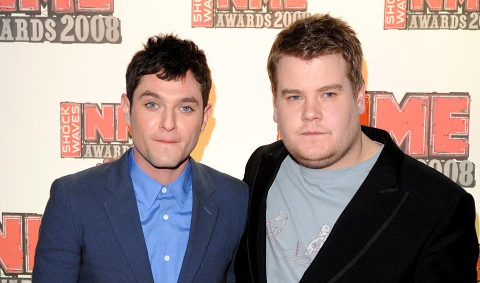 James Corden defends previous comedy sketches with Matthew Horne. (PA)