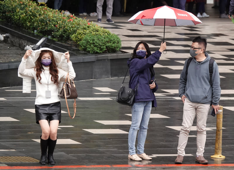 中央氣象局針對3縣市發布大雨特報。（示意圖。圖片來源：中央社）