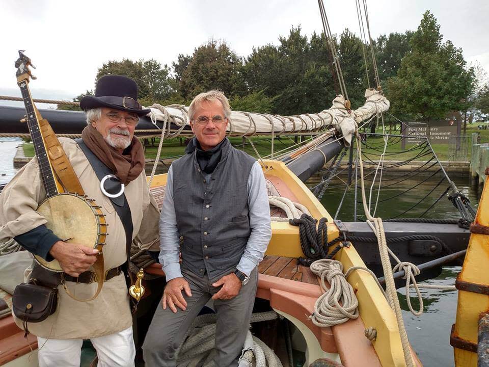 Donald Peacock, captain of the tall ship Lynx, and troubadour Bill Schustik will present a story-telling and musical tribute to the 1814 Battle of Nantucket on Friday, Aug. 12 at 6:30 p.m. as part of the Sail Portsmouth festivities.