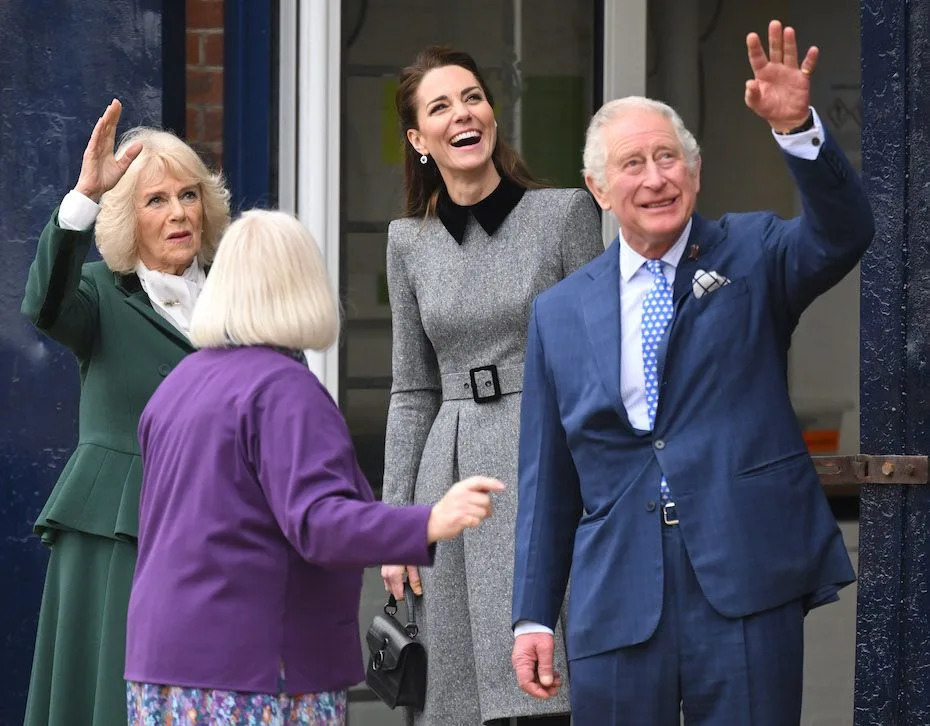 why kate didn't curtsy to charles at commonwealth day service