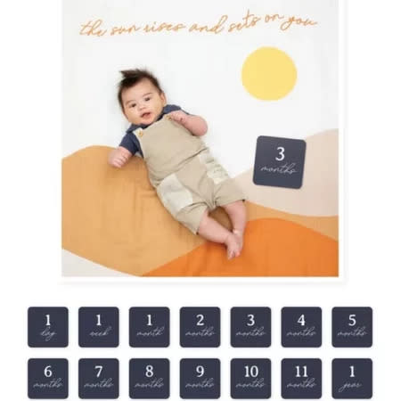 Baby's First Year Blanket - Sunrise Theme