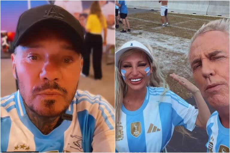 Marcelo Tinelli, Marley y Victoria Xipolitakis fueron algunas de las celebridades argentinas que dieron el presente en la final de la Copa América