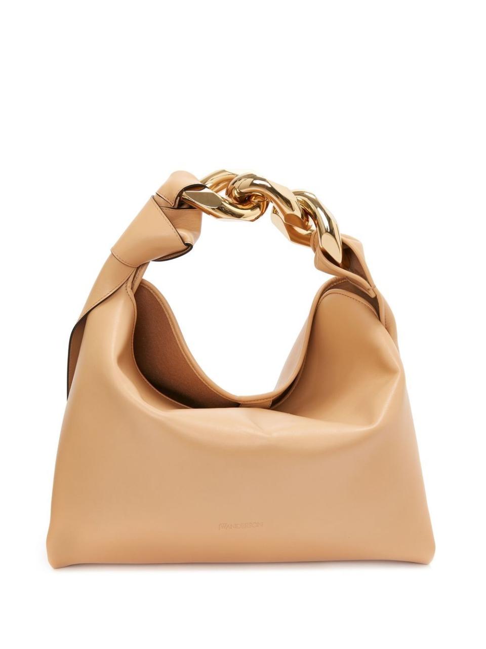 <p><a href="https://go.redirectingat.com?id=74968X1596630&url=https%3A%2F%2Fwww.farfetch.com%2Fshopping%2Fwomen%2Fjw-anderson-small-chain-shoulder-bag-item-18381380.aspx&sref=https%3A%2F%2Fwww.harpersbazaar.com%2Ffashion%2Ftrends%2Fg44860661%2Fbest-chain-bags%2F" rel="nofollow noopener" target="_blank" data-ylk="slk:Shop Now;elm:context_link;itc:0;sec:content-canvas" class="link ">Shop Now</a></p><p>Small Chain Shoulder Bag</p><p>farfetch.com</p><p>$632.00</p><span class="copyright">farfetch.com</span>