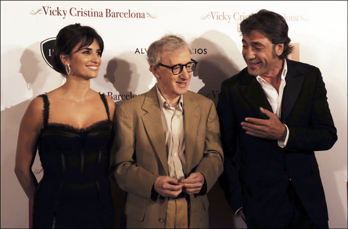 Woody Allen con Penélope Cruz y Javer Bardem