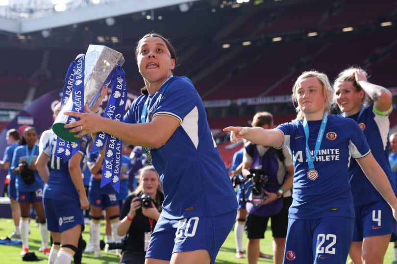 Sam Kerr has signed a new contract at Chelsea