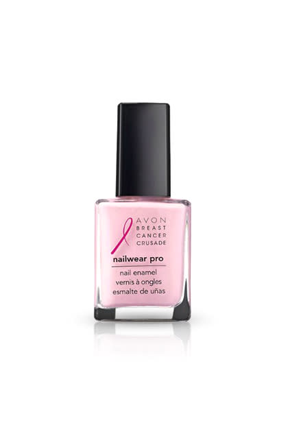 AVON NAILWEAR PRO NAIL ENAMEL IN PINK POWER, $3