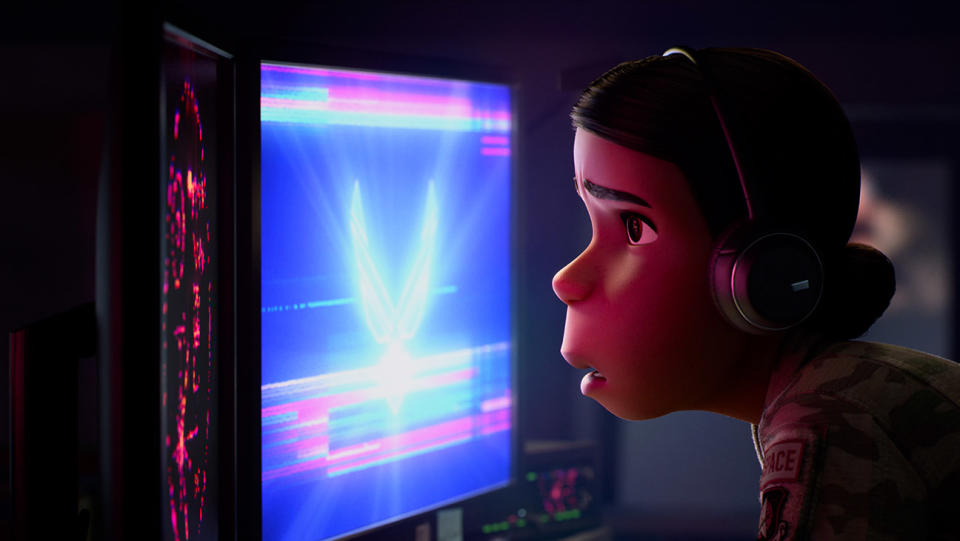 HI MOM! – In Disney and Pixar’s “Elio,” America Ferrera lends her voice to the smart and super-confident Olga, who runs a top-secret military project.* While Olga is working to decode a strange signal from outer space, her son Elio (voice of Yonas Kibreab) is inadvertently beamed up to an interplanetary organization with representatives from galaxies far and wide and mistaken for Earth’s ambassador to the rest of the universe.