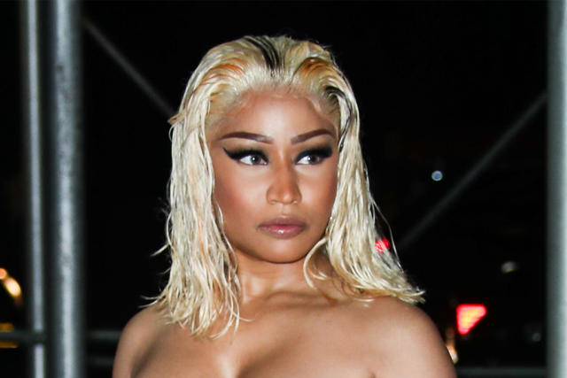 Nicki Minaj Has a Carrie Bradshaw Moment With the Most Glamorous