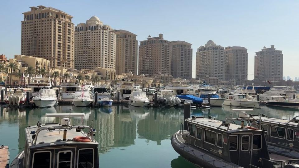 Marina de Porto Arabia en la Perla.