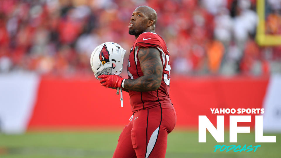 Former Arizona and Baltimore linebacker Terrell Suggs was claimed off waivers by the Kansas City Chiefs on Monday. (Photo by Roy K. Miller/Icon Sportswire via Getty Images)