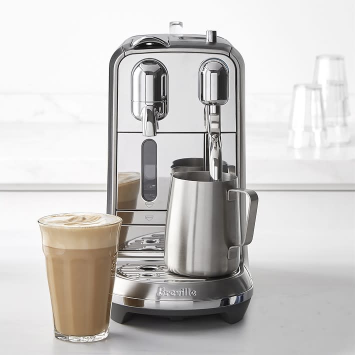 <p><a href="https://go.redirectingat.com?id=74968X1596630&url=https%3A%2F%2Fwww.williams-sonoma.com%2Fproducts%2Fbreville-nespresso-creatista-plus-espresso-maker&sref=https%3A%2F%2Fwww.bestproducts.com%2Fappliances%2Fsmall%2Fg60203166%2Fbest-nespresso-machines%2F" rel="nofollow noopener" target="_blank" data-ylk="slk:Shop Now;elm:context_link;itc:0;sec:content-canvas" class="link ">Shop Now</a></p><p>Creatista Plus </p><p>williams-sonoma.com</p><p>$649.95</p>