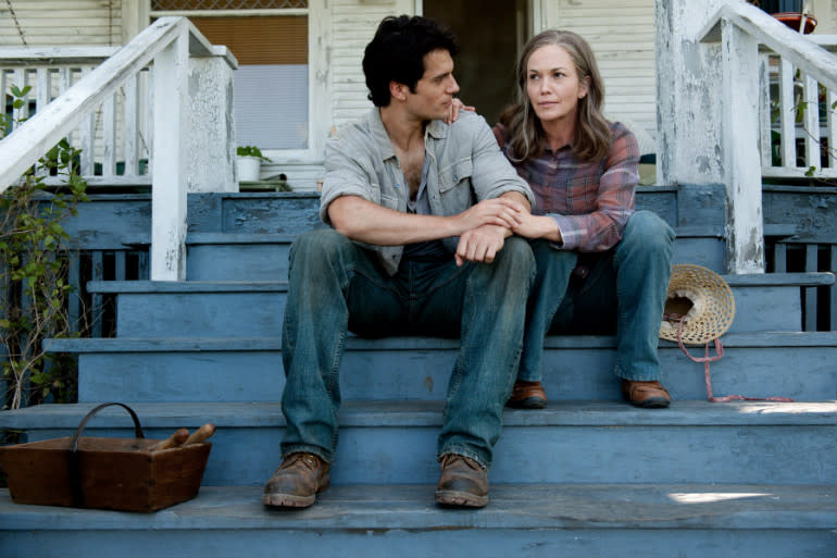 Superman and Supermum: Henry Cavill and Diane Lane in 'Man of Steel' (credit: Warner Bros)