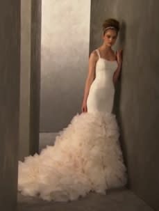Another Kardashian dress lookalike from the Vera Wang for David's Bridal collection. Photo courtesy of E! News