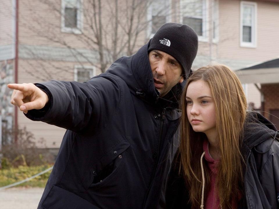 David Schwimmer directs Liana Liberato on the set of ‘Trust’ (Moviestore/Shutterstock)