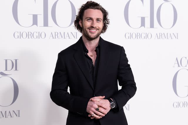 <p>Aldara Zarraoa/Getty Images</p> Aaron Taylor-Johnson