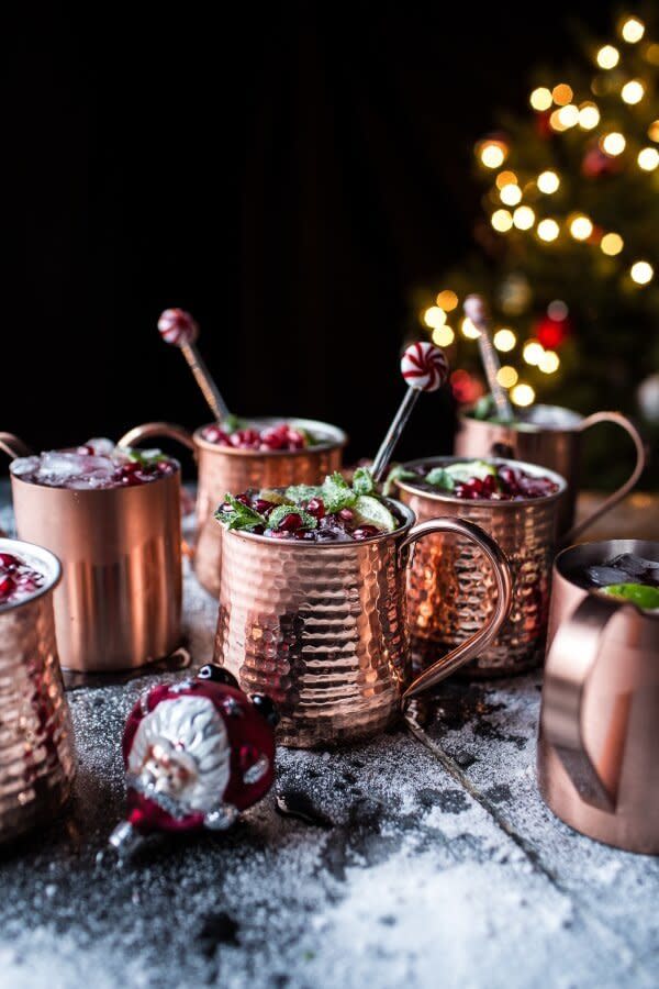 <strong>Get the <a href="https://www.halfbakedharvest.com/pomegranate-peppermint-moscow-mules-video/" target="_blank">Pomegranate Peppermint Moscow Mules</a> recipe from Half Baked Harvest</strong>