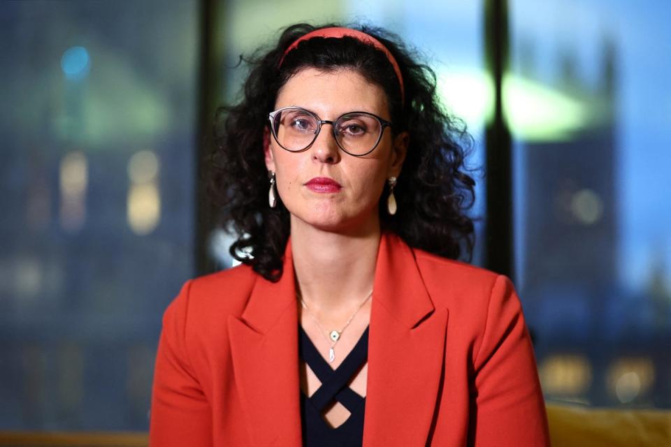 Layla Moran said suspending arms sales to Israel would send a ‘powerful message’ to the US and Israel (AFP via Getty Images)