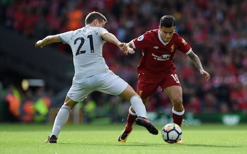 Philippe Coutinho was the greatest individual threat - Credit: Shaun Botterill/Getty Images