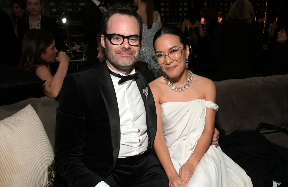 Bill Hader made grand gestures to woo Ali Wong credit:Bang Showbiz