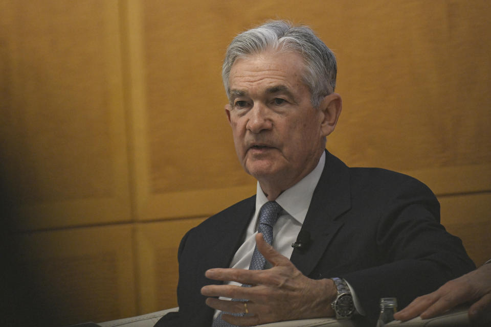 Jerome Powell. FTSE and Wall Street higher